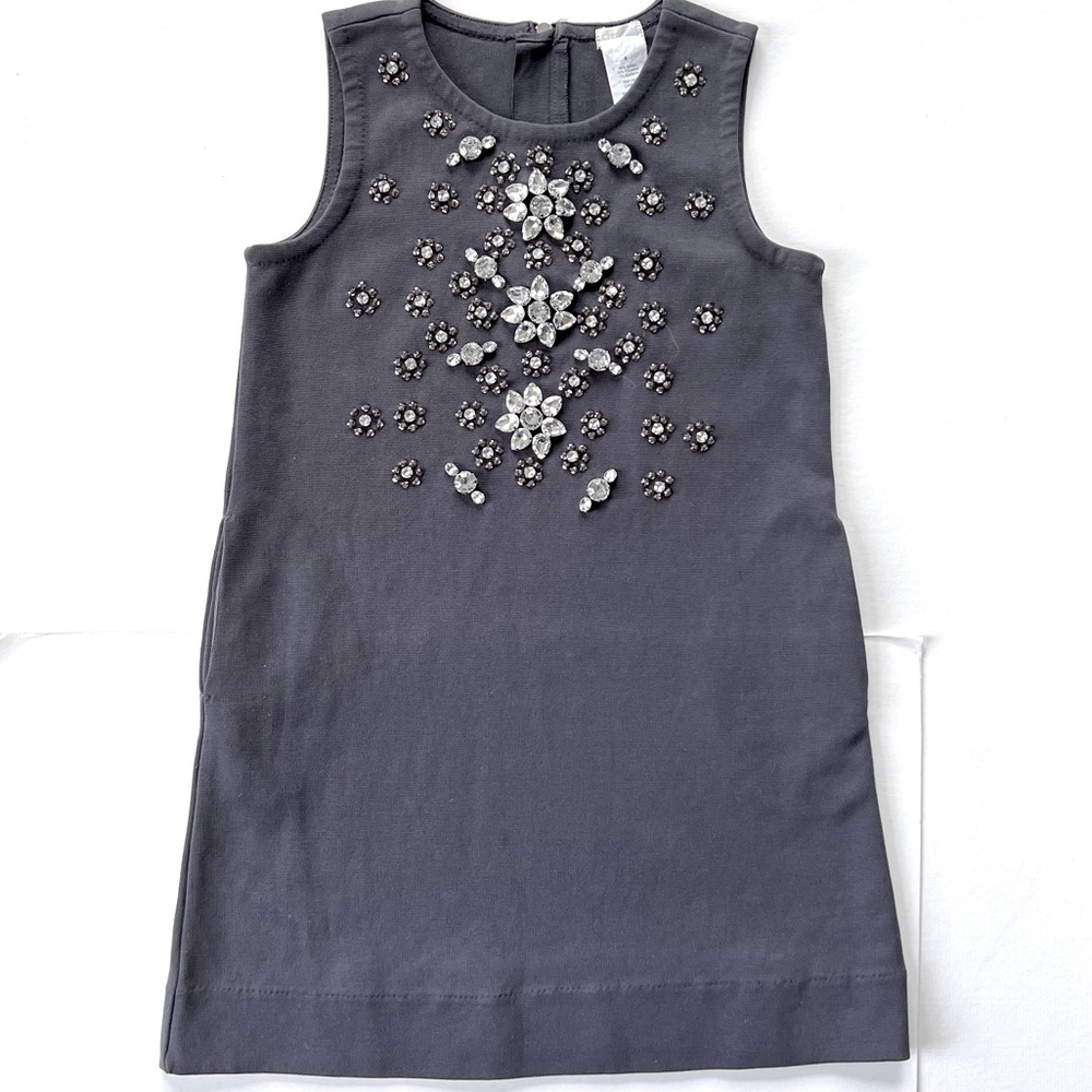 Crewcuts Jeweled Sleeveless Girls Dress Sz 6